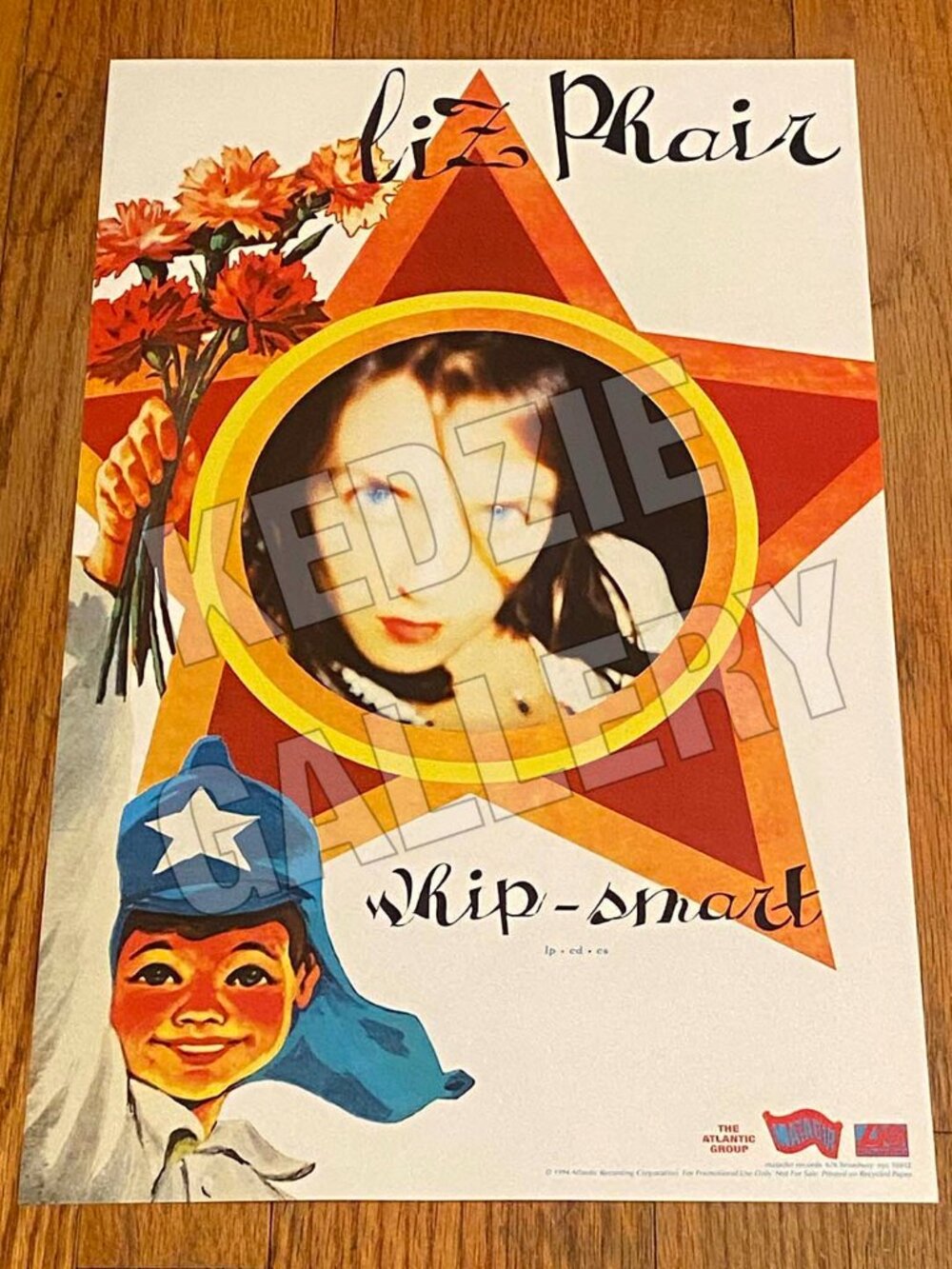 Liz Phair 1994 Whip Smart Matador Atlantic Group Record Store Promo Poster